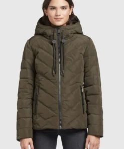 Khujo EIJA2 - Chaqueta De Invierno - Dunkeloliv, Mujer