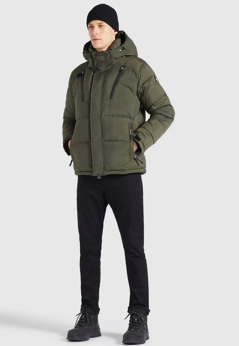 Khujo BUNKER - Chaqueta De Invierno - Oliv, Hombre 2 Khujo BUNKER - Chaqueta De Invierno - Oliv, Hombre - Imagen 2