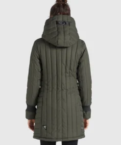Khujo JERRY PRIME5 STRUCTURED - Abrigo De Invierno - Dunkeloliv, Mujer -KHUJO Tienda d9202e8f212c4039b84806c2a4bd07f1