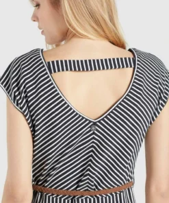 Khujo LEIFA - Vestido Informal - Dunkelblau-weiß Gestreift, Mujer 4 Khujo LEIFA - Vestido Informal - Dunkelblau-weiß Gestreift, Mujer -KHUJO Tienda d9578bcc901d476fbd35311a786ffd2c