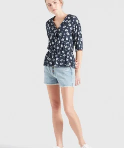 Khujo RINALDA - Blusa - Blau Weiß Geblümt, Mujer 3 Khujo RINALDA - Blusa - Blau Weiß Geblümt, Mujer -KHUJO Tienda d9aa5e4bb64e439aaed812c1216aa9a2