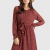 Khujo MEDUSA - Vestido Informal - Rot, Mujer