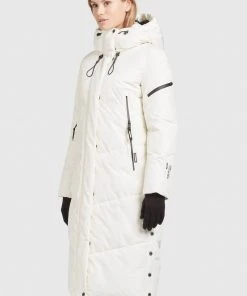 Khujo SONJE3 - Abrigo De Invierno - Naturweiß, Mujer