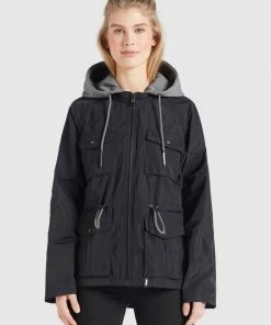 Khujo FAMKE - Chaqueta De Entretiempo - Schwarz, Mujer