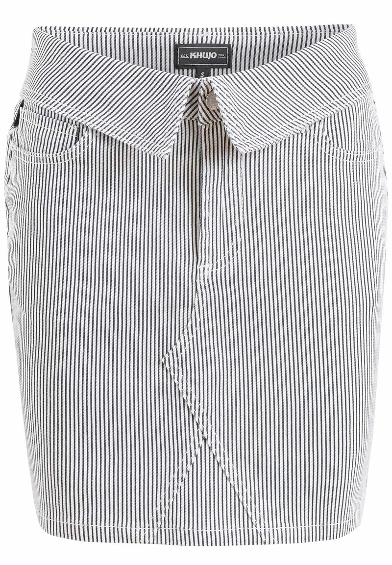 RASHY - Falda vaquera - blau-weiß Khujo RASHY - Falda Vaquera - Blau-weiß, Mujer -KHUJO Tienda dc46a67204654e8c83d7a619fd581cc0