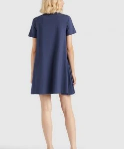 Khujo SARAI - Vestido Ligero - Dunkelblau, Mujer -KHUJO Tienda dcc67404ceb64a7f961a58d2add37dba