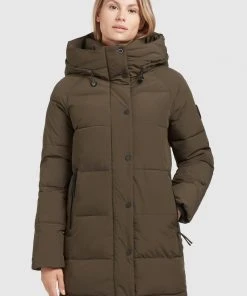 Khujo DORASI - Abrigo De Invierno - Khaki, Mujer 4 Khujo DORASI - Abrigo De Invierno - Khaki, Mujer -KHUJO Tienda ddc4b55df8144a7ab28ab0dcdf1eb75b