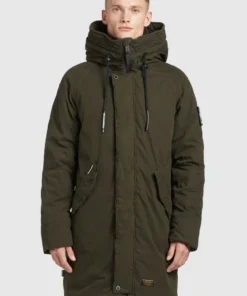 Khujo HOLDER - Abrigo De Invierno - Dunkelgrün, Hombre