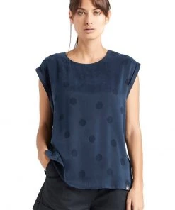 Khujo MALVINA - Blusa - Dark Blue, Mujer