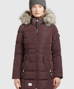 Khujo AMARAY2 - Abrigo De Invierno - Weinrot, Mujer