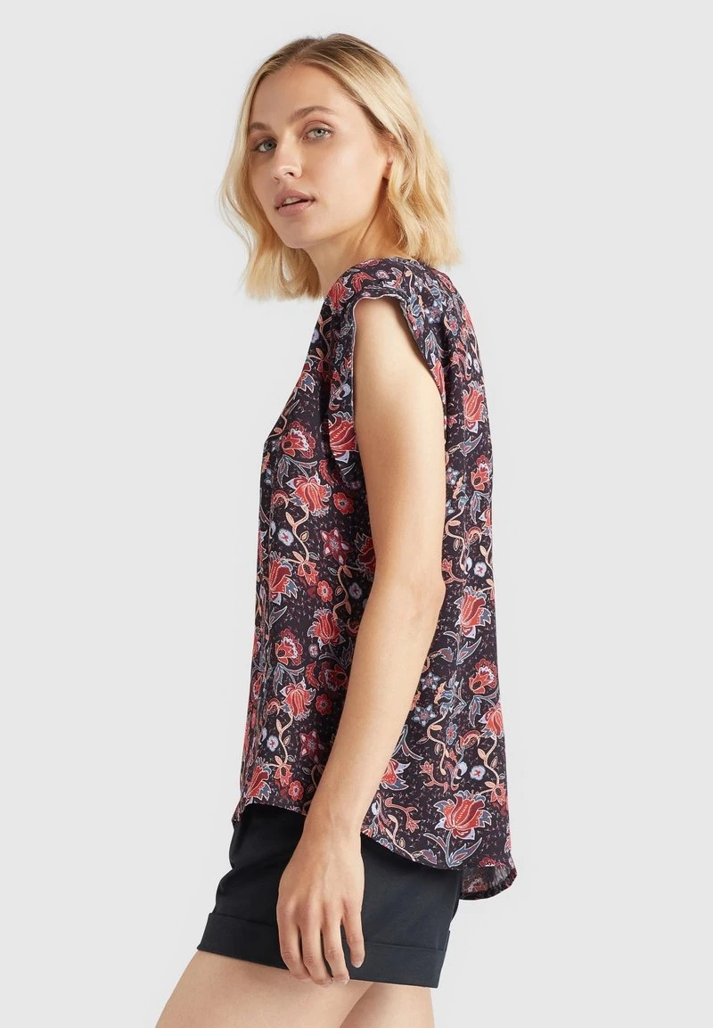 LERATO - Blusa - dunkelblau gemustert Khujo LERATO - Blusa - Dunkelblau Gemustert, Mujer -KHUJO Tienda e1eded6278df4daabd3fb944916feb72