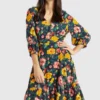 Khujo SAVORY - Vestido Informal - Multi-coloured, Mujer