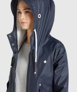 Khujo SOLEA2 - Impermeable - Dunkelblau, Mujer -KHUJO Tienda e32435149dda46fc9590d5e0c5da0f70