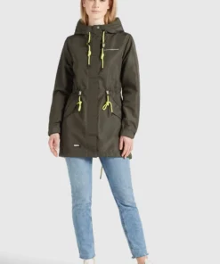 Khujo EMURI - Parka - Dunkelgrün, Mujer