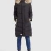 Khujo LUBECK LONG4 - Abrigo De Invierno - Schwarz, Mujer
