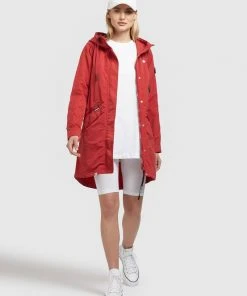 Khujo GAMES - Parka - Rot, Mujer -KHUJO Tienda e5ee912487da433684046ab7fc255e87