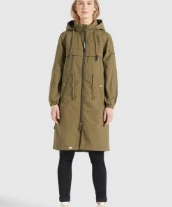 Khujo VOYA - Parka - Khaki, Mujer -KHUJO Tienda e66ef991481441d4918cc692fd772d4b