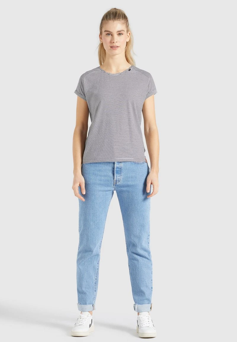 BABSI - Camiseta estampada - schwarz weiß gestreift Khujo BABSI - Camiseta Estampada - Schwarz Weiß Gestreift, Mujer -KHUJO Tienda e694f1626d3d48848aa67cbff7dac278