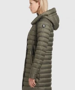Khujo NIANA2 SHINE - Abrigo De Invierno - Dunkeloliv, Mujer -KHUJO Tienda e96c723cac04479fae49e5767057543f