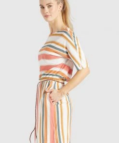 Khujo GABY - Vestido Ligero - Mehrfarbig Gestreift, Mujer -KHUJO Tienda e9b5bb4094bb4335b578bb0b19c12918