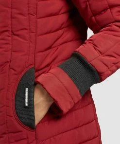 Khujo JERRY PRIME5 LIGHT - Abrigo De Invierno - Rot, Mujer -KHUJO Tienda ea19a922bf3442cd9cd3ba36071e26f3