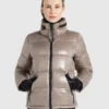 Khujo BLONDIE - Chaqueta De Invierno - Taupe Glänzend, Mujer
