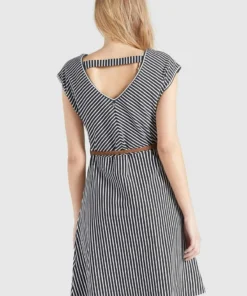 Khujo LEIFA - Vestido Informal - Dunkelblau-weiß Gestreift, Mujer 2 Khujo LEIFA - Vestido Informal - Dunkelblau-weiß Gestreift, Mujer -KHUJO Tienda ee6166a468f24730a625576628f60b13