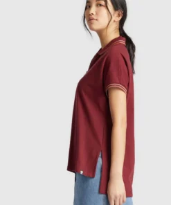 Khujo VELDA - Polo - Tibetan Red, Mujer -KHUJO Tienda eedebe8f18c8435980edce05f855e1ab