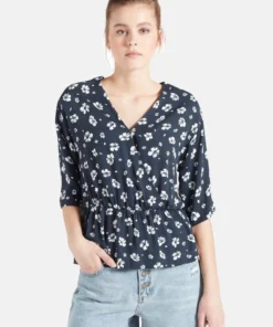 Khujo RINALDA - Blusa - Blau Weiß Geblümt, Mujer 5 Khujo RINALDA - Blusa - Blau Weiß Geblümt, Mujer -KHUJO Tienda ef30e0df177646f1b149f331aef184b7