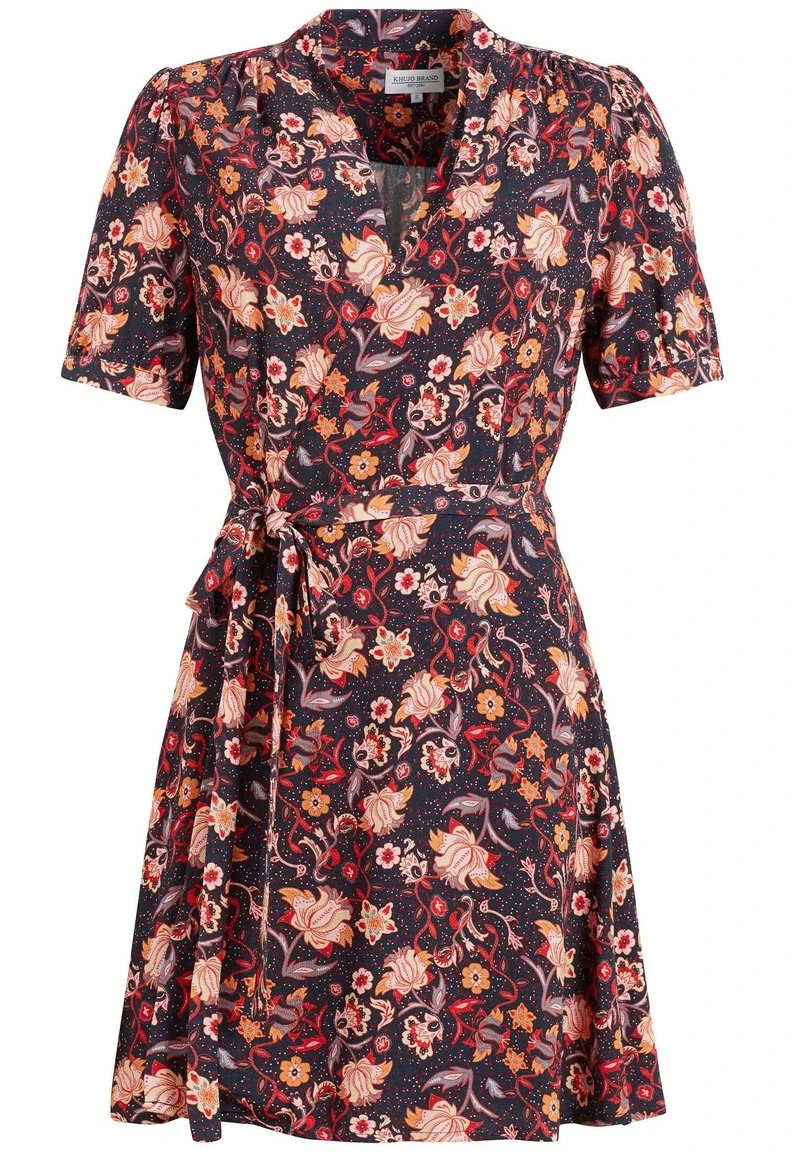 FROMMET - Vestido informal - orange-rot gemustert Khujo FROMMET - Vestido Informal - Orange-rot Gemustert, Mujer -KHUJO Tienda f02516de282746528486842637ed7f56