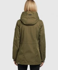 Khujo ELST - Parka - Dunkeloliv, Mujer -KHUJO Tienda f0a761194bb943bca59b285da1b8e4f2