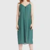 Khujo VALERIYA - Vestido Informal - Green, Mujer