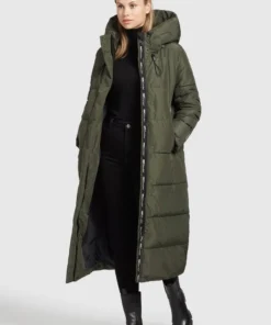 Khujo SOULANI - Abrigo De Invierno - Dunkeloliv, Mujer -KHUJO Tienda f21ba3bc927b40a4bba09a322bb5f1c9