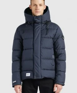 Khujo SAVOR - Chaqueta De Invierno - Dunkelblau, Hombre