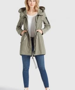 Khujo CATHARINA - Parka - Hellkhaki, Mujer -KHUJO Tienda f35fc8f9a04b4b84ac9c772c24d956ac
