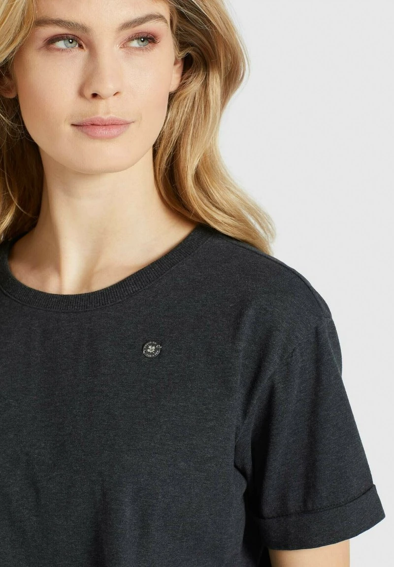 Khujo AURELIA - Camiseta Estampada - Dunkelgrau Meliert, Mujer 6 Khujo AURELIA - Camiseta Estampada - Dunkelgrau Meliert, Mujer - Imagen 6