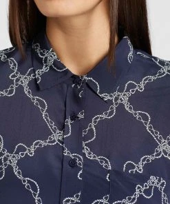 Khujo COLLINS - Camisa - Dark Blue, Mujer -KHUJO Tienda f400152e79a941bf8a4d8dbf646fb603