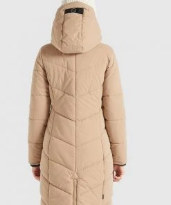 Khujo ARIBAY PEACHED - Abrigo De Invierno - Beige, Mujer -KHUJO Tienda f42a833c0ab347e5b38f9f4a506327a4