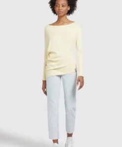 Khujo SHEA - Jersey De Punto - Hellgelb, Mujer -KHUJO Tienda f46cdee2019a4622955bb88b6b4b79e2