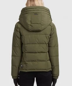 Khujo LILENA - Chaqueta De Invierno - Dunkeloliv, Mujer -KHUJO Tienda f6d09d394f914c74bdbb58aef533e3d4