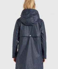Khujo SOLEA2 - Impermeable - Dunkelblau, Mujer -KHUJO Tienda f713e129b7b8450dace63c02c657f2a0