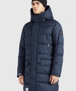 Khujo TAWAI - Abrigo De Invierno - Dunkelblau, Hombre -KHUJO Tienda f7f5c72e0d274644ab1c140cf3cbc3c3