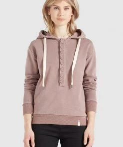 Khujo KEIKI - Jersey Con Capucha - Light Pink, Mujer