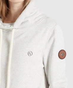 Khujo TEMPA - Jersey Con Capucha - Hellgrau Meliert, Mujer -KHUJO Tienda f91713460f1d425abf8fa72c2cd4fa1e