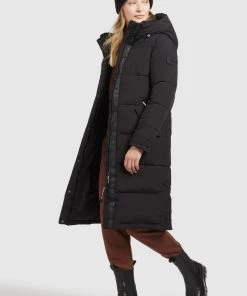 Khujo DAKOTA - Abrigo De Invierno - Schwarz, Mujer