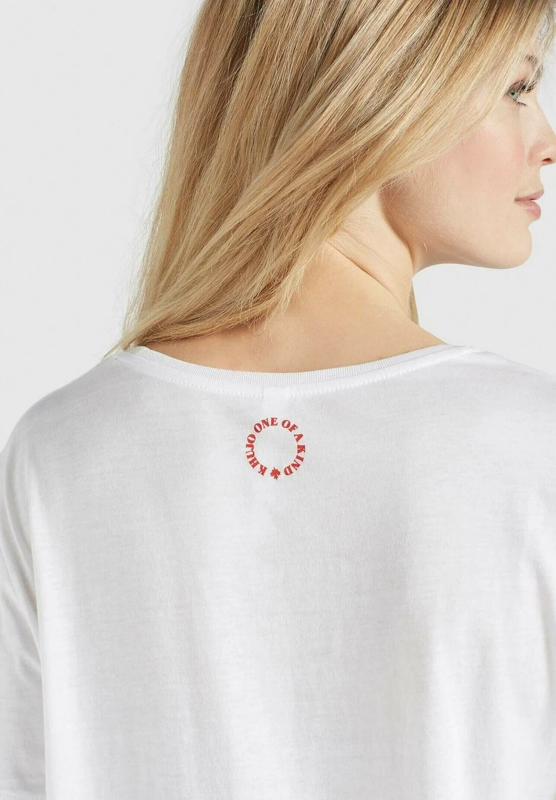 Khujo BANANI HEY - Camiseta Estampada - Weiß, Mujer 5 Khujo BANANI HEY - Camiseta Estampada - Weiß, Mujer - Imagen 5