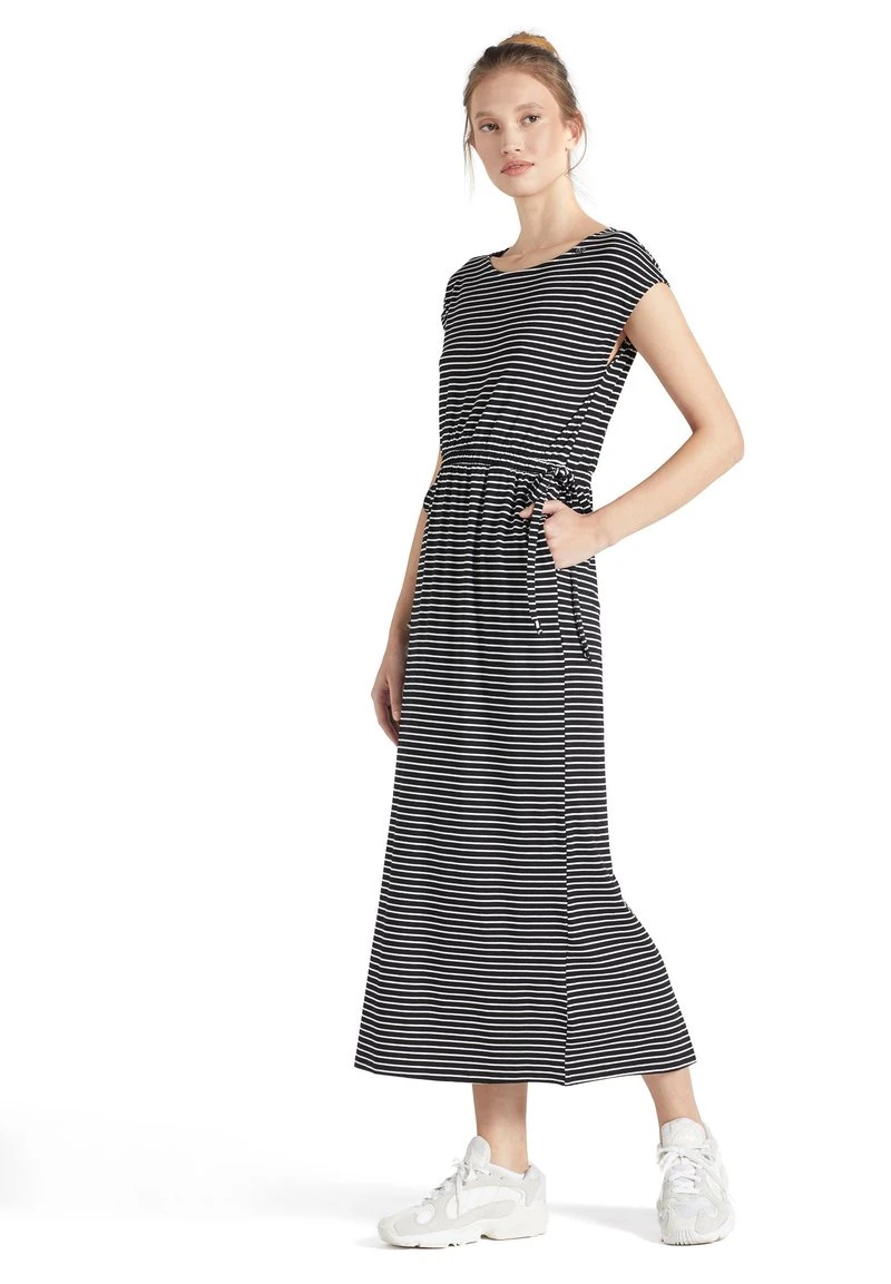 CRISTELLA - Vestido largo - schwarz-weiß gestreift Khujo CRISTELLA - Vestido Largo - Schwarz-weiß Gestreift, Mujer -KHUJO Tienda fc39923891a7499fb9b16506d4b00be6