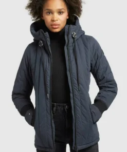 Khujo TWEETY PRIME5 PEACHED - Chaqueta De Entretiempo - Dunkelblau, Mujer -KHUJO Tienda fcd83602e37a466cb5e3f69422ae5437
