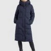 Khujo MANTEL DAKOTA - Abrigo De Invierno - Dunkelblau, Mujer