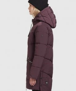 Khujo BINE - Abrigo De Invierno - Weinrot, Mujer 3 Khujo BINE - Abrigo De Invierno - Weinrot, Mujer -KHUJO Tienda fe625d1733ba451d8a7d15ad3af41132